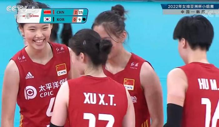 中国女排亚洲杯首战三比零击败韩国，年轻小将